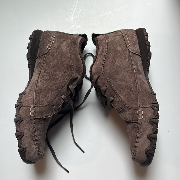 Skechers Women's Bikers-Lineage-Moc-Toe Lace-up Chukka Boot Ankle sneakers sz 9 - Picture 6 of 9